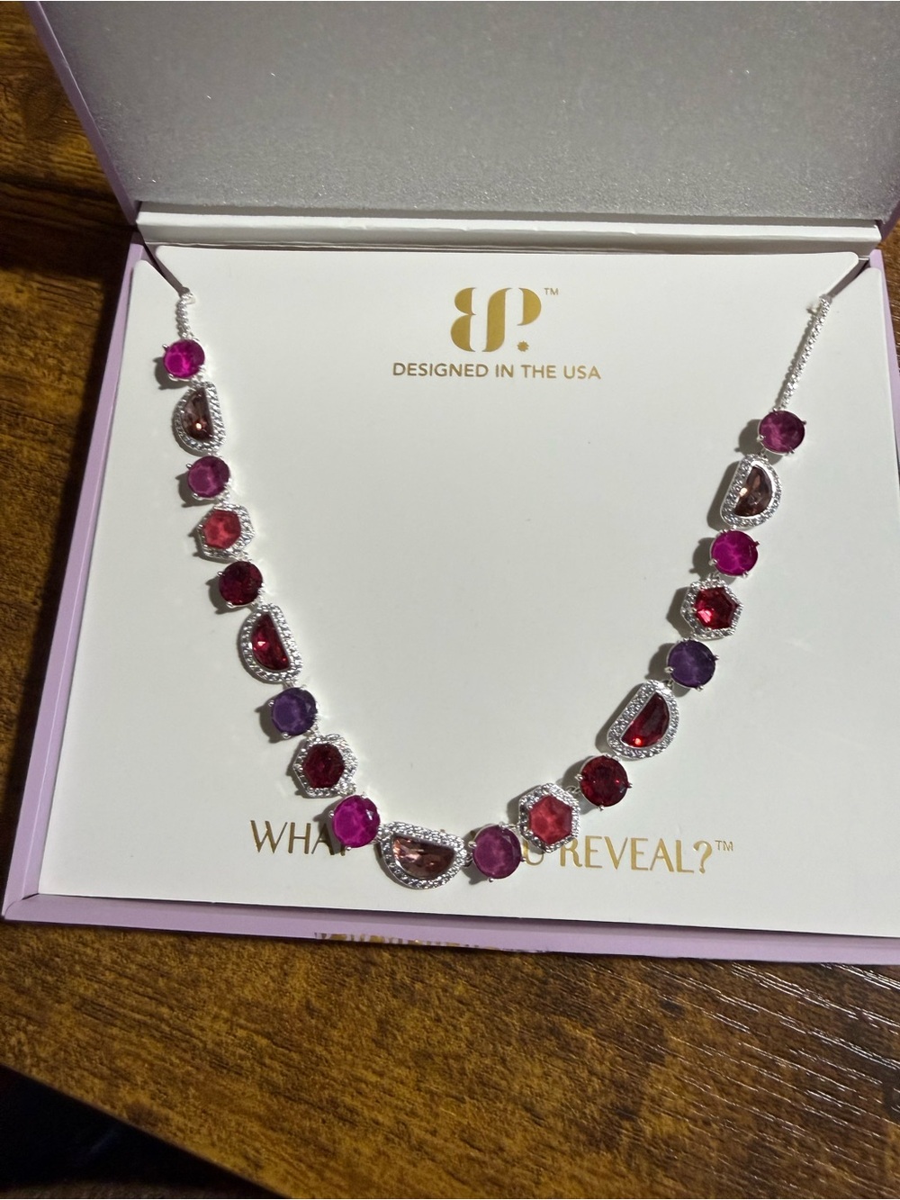 Bomb Party Jewel Candy necklace the Trailblazer Rio Heat silver plating NWT